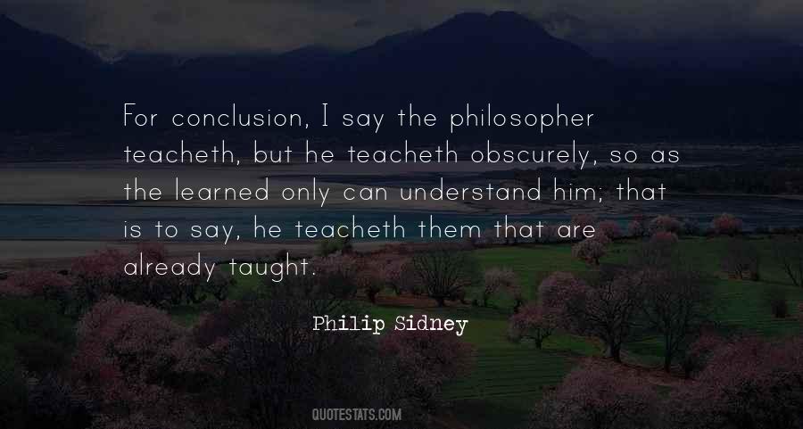 Philip Sidney Quotes #1299530