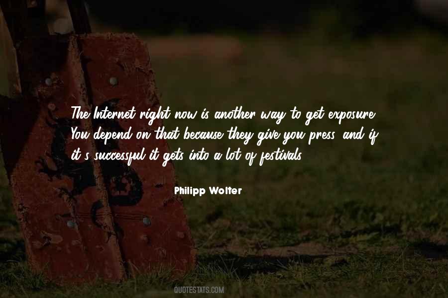 Philipp Wolter Quotes #460235