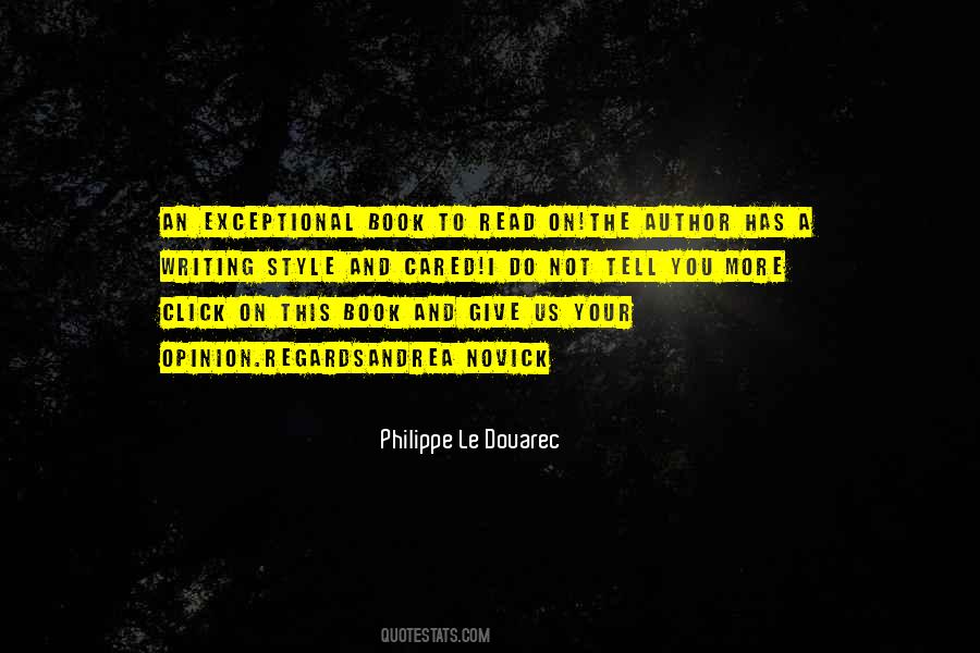 Philippe Le Douarec Quotes #799580