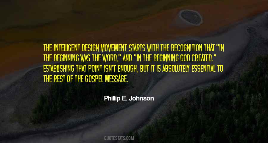 Phillip E. Johnson Quotes #1289156