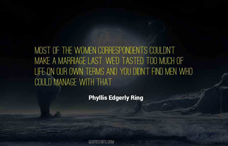 Phyllis Edgerly Ring Quotes #1076468