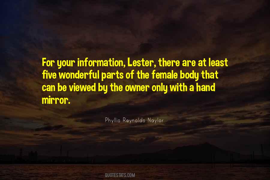 Phyllis Reynolds Naylor Quotes #1361711