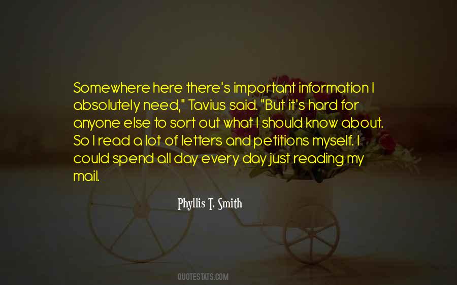 Phyllis T. Smith Quotes #407497