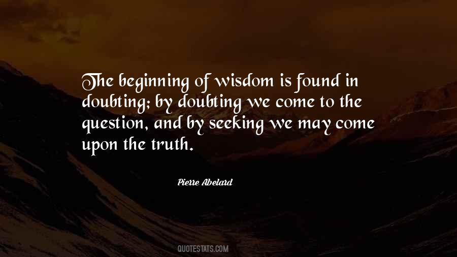 Pierre Abelard Quotes #483248