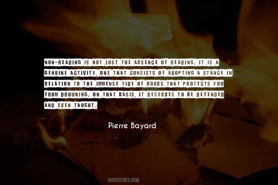 Pierre Bayard Quotes #1157885
