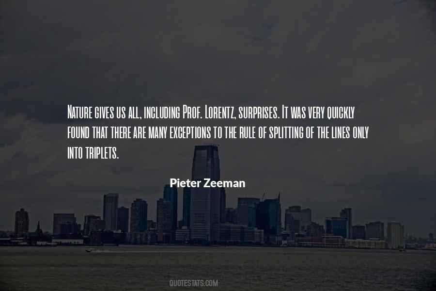 Pieter Zeeman Quotes #1250605