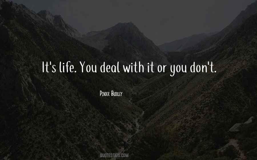 Pinder Buckley Quotes #1077689