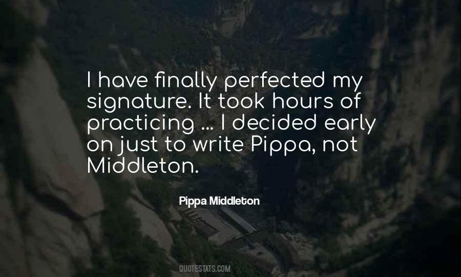 Pippa Middleton Quotes #320654