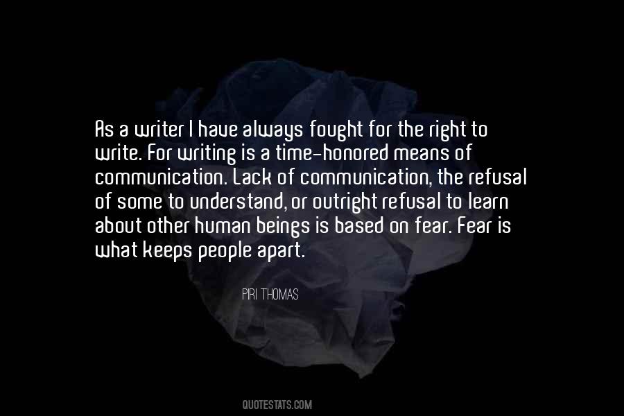 Piri Thomas Quotes #530090