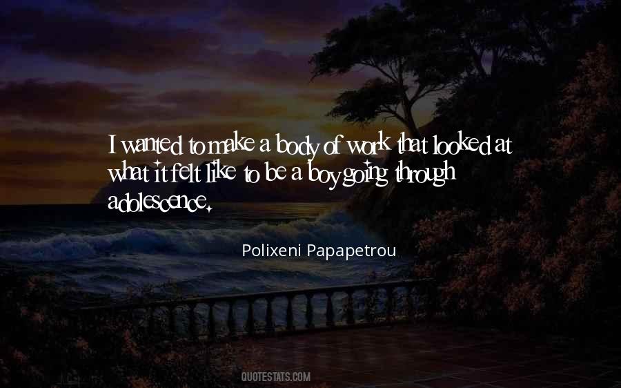 Polixeni Papapetrou Quotes #1650097