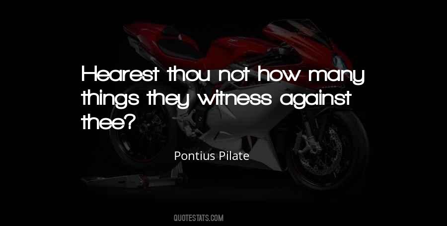 Pontius Pilate Quotes #333004