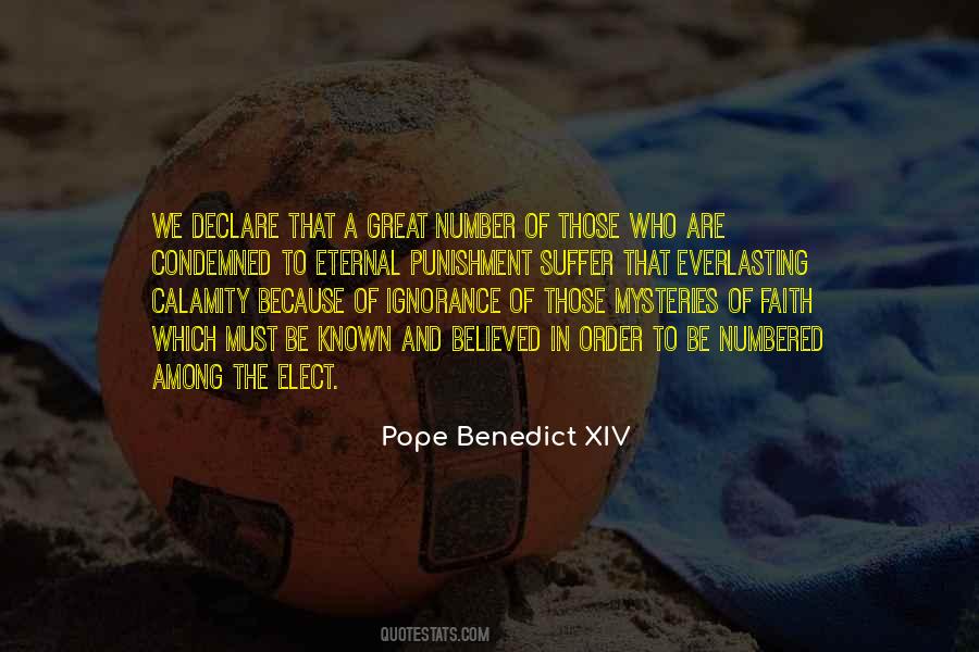 Pope Benedict XIV Quotes #1850982