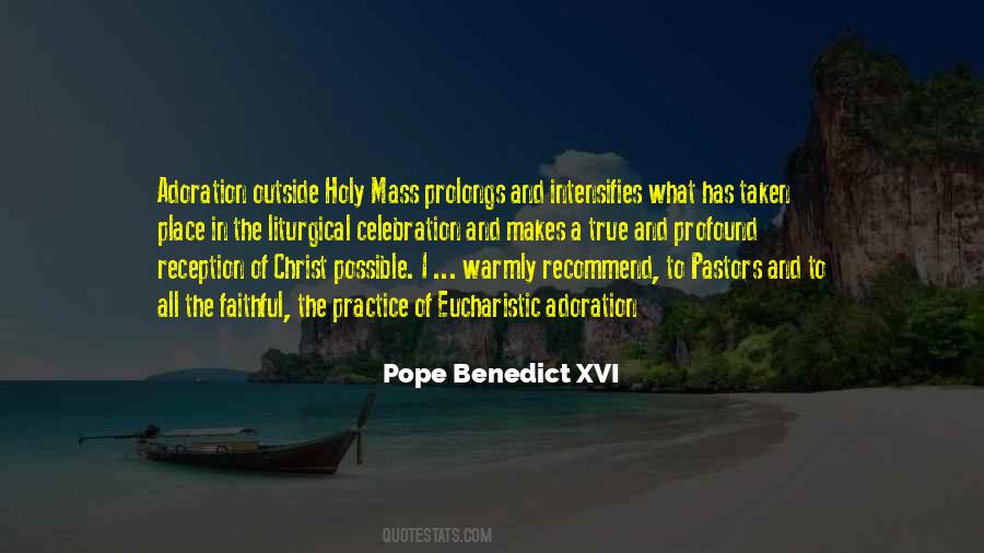 Pope Benedict XVI Quotes #255971