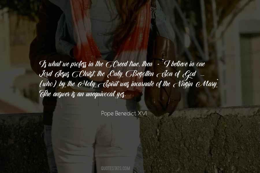 Pope Benedict XVI Quotes #603496