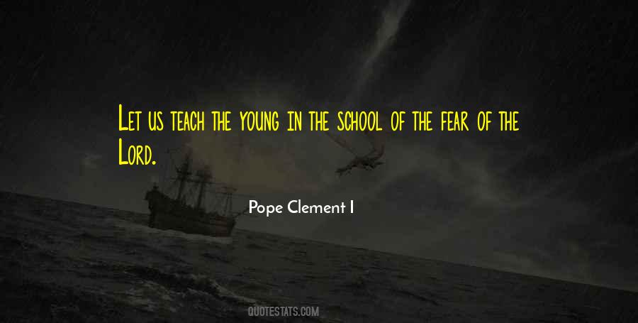 Pope Clement I Quotes #127162