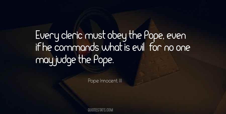Pope Innocent III Quotes #442948