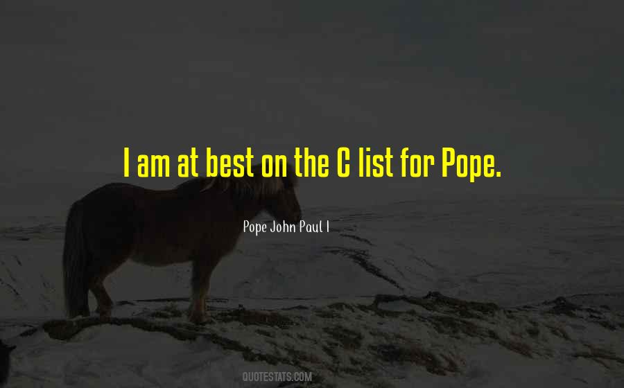 Pope John Paul I Quotes #510516