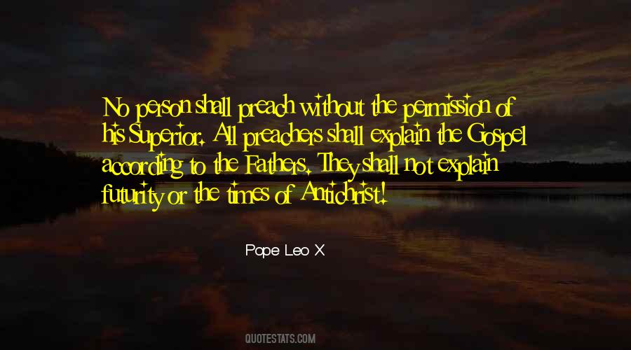 Pope Leo X Quotes #316215