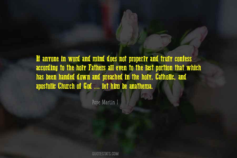 Pope Martin I Quotes #1523632