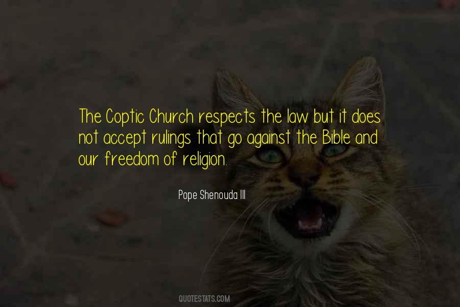 Pope Shenouda III Quotes #1773778