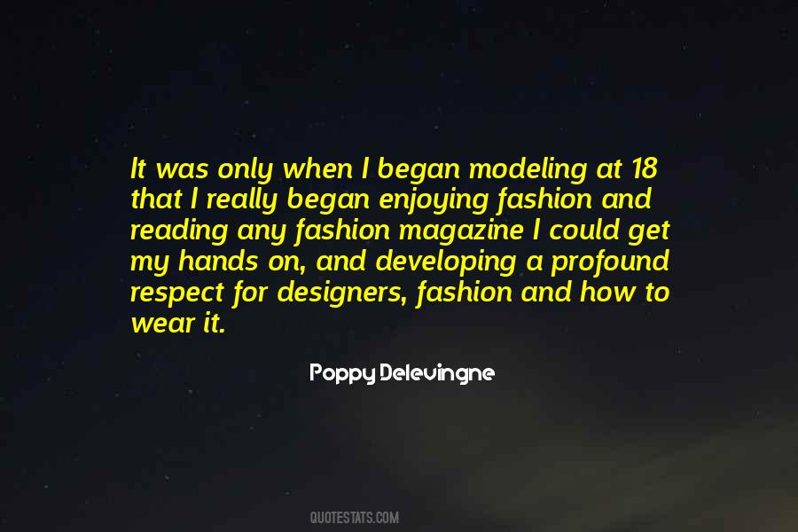 Poppy Delevingne Quotes #1107045