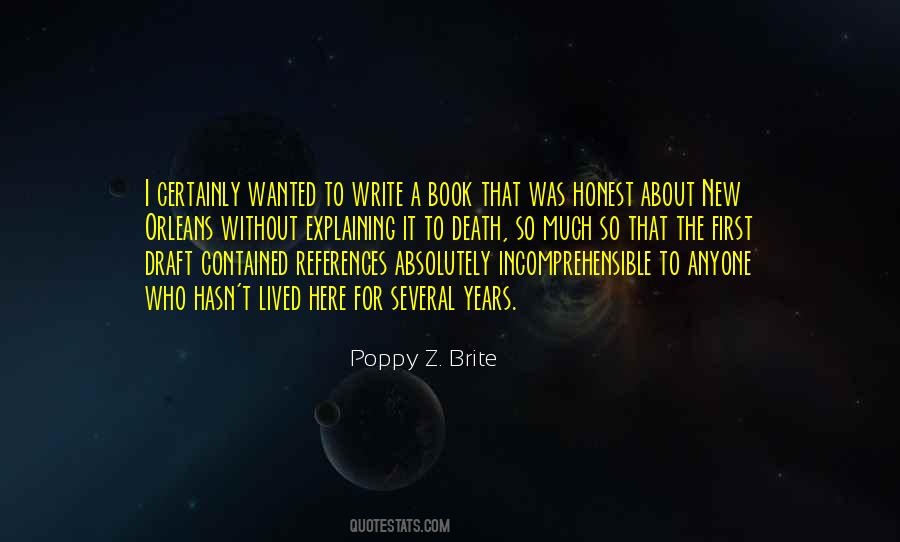 Poppy Z. Brite Quotes #446050