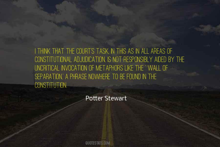 Potter Stewart Quotes #1392581