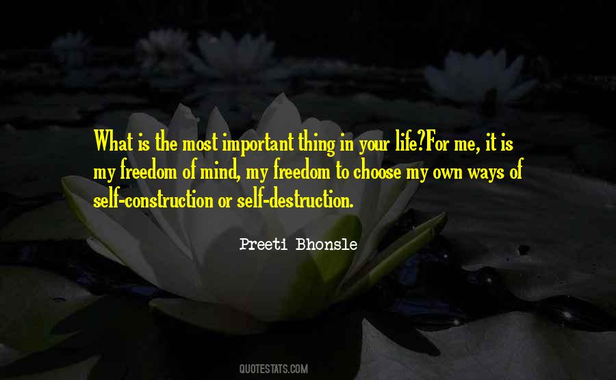 Preeti Bhonsle Quotes #1294900