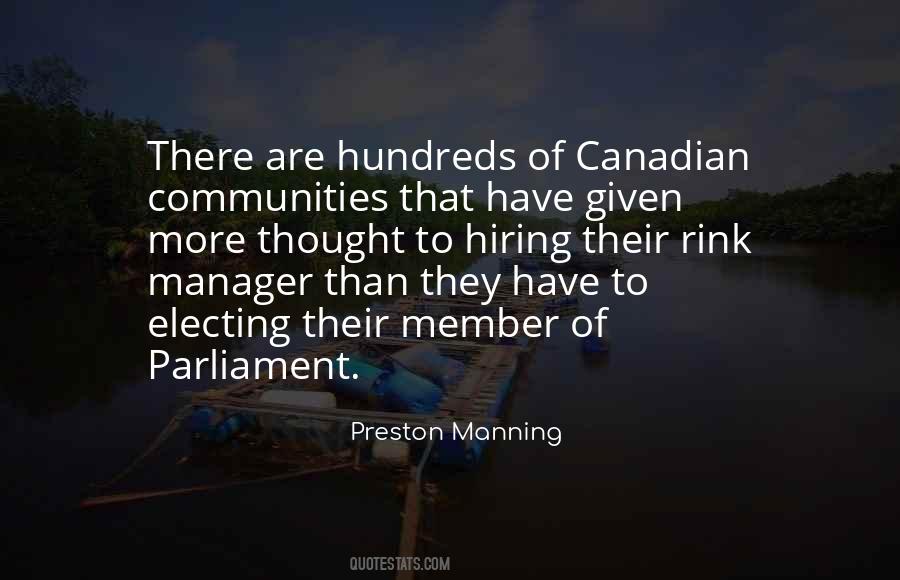 Preston Manning Quotes #171828