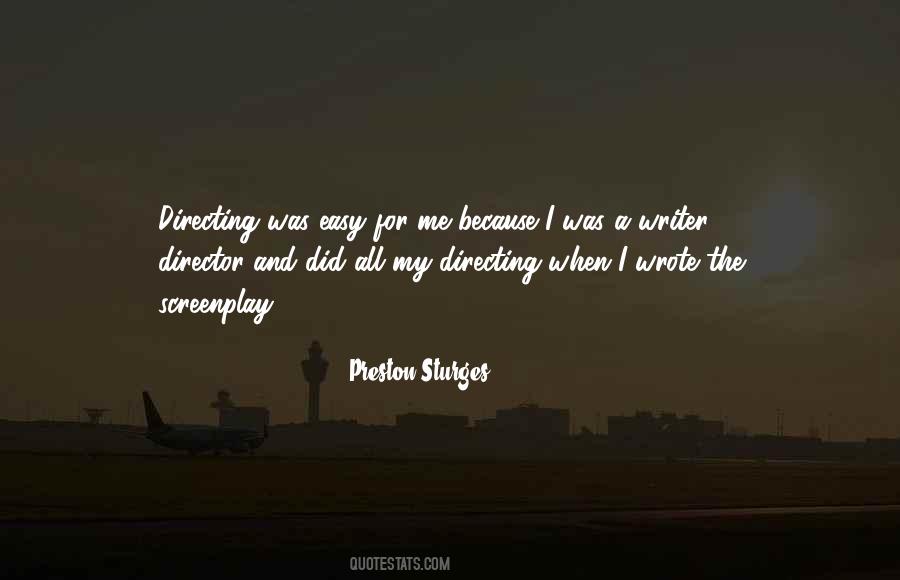 Preston Sturges Quotes #1042955