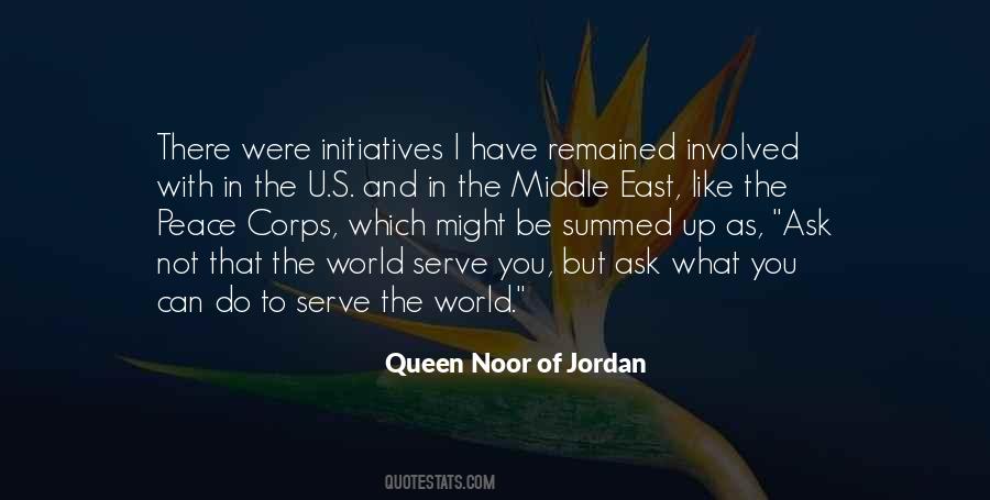 Queen Noor Of Jordan Quotes #1676211