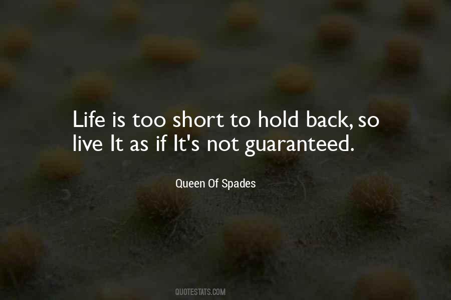 Queen Of Spades Quotes #1014422
