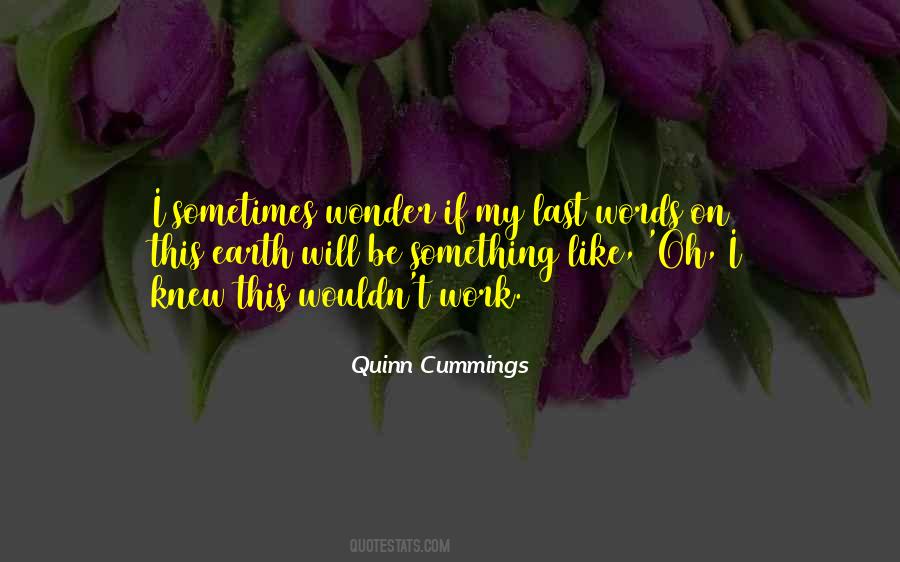Quinn Cummings Quotes #879470