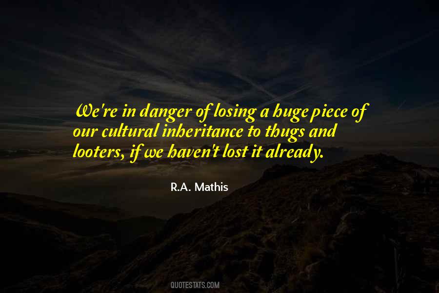 R.A. Mathis Quotes #1017037