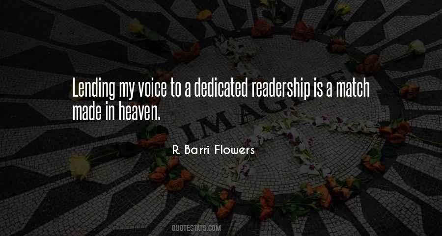 R. Barri Flowers Quotes #974890 R. Barri Flowers Quotes #974890
