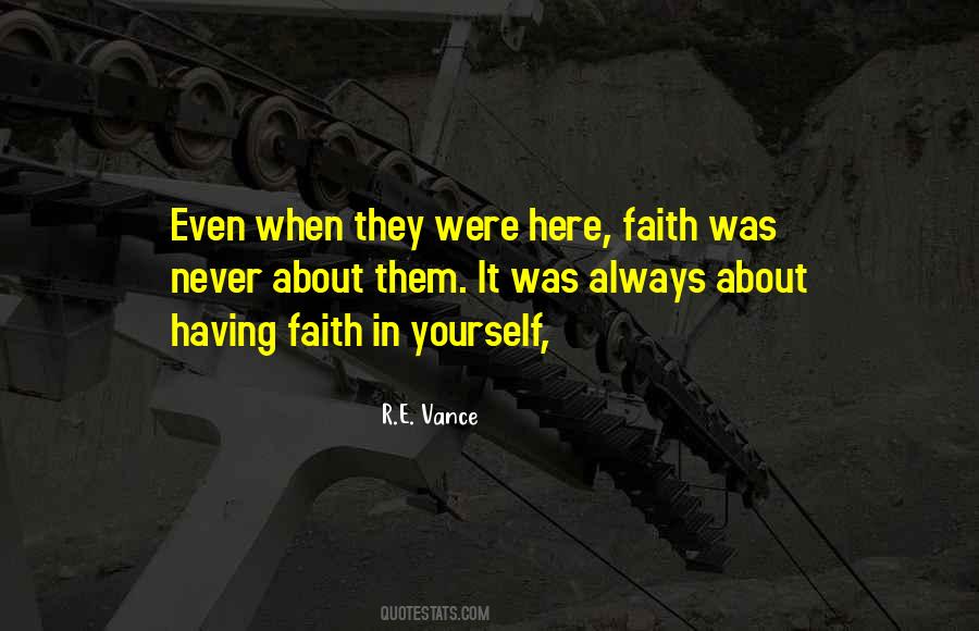 R.E. Vance Quotes #1499860