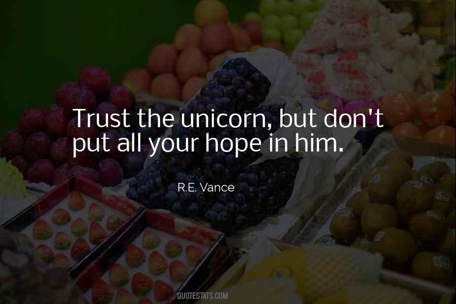 R.E. Vance Quotes #490701