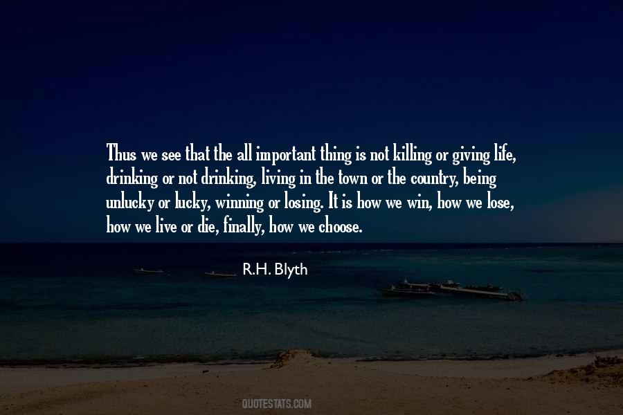 R.H. Blyth Quotes #1641849