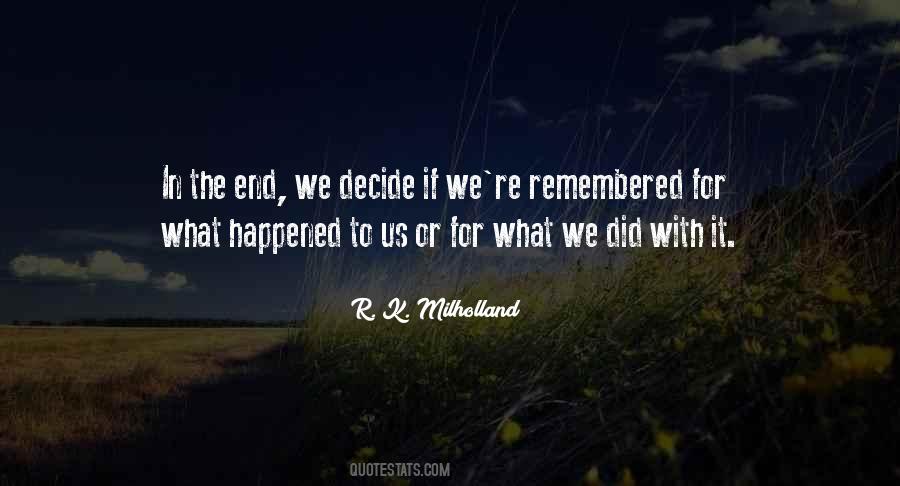 R. K. Milholland Quotes #115916