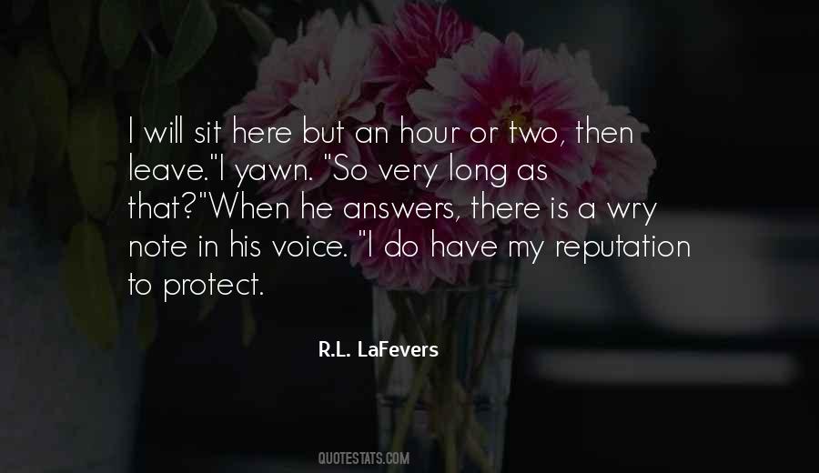 R.L. LaFevers Quotes #157427