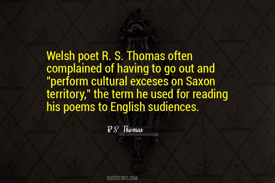 R.S. Thomas Quotes #1700820