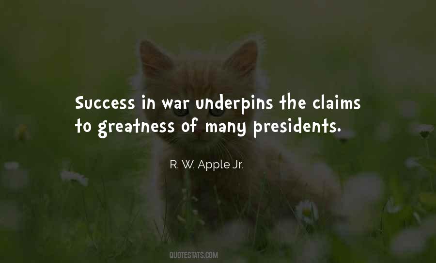 R. W. Apple Jr. Quotes #1195689