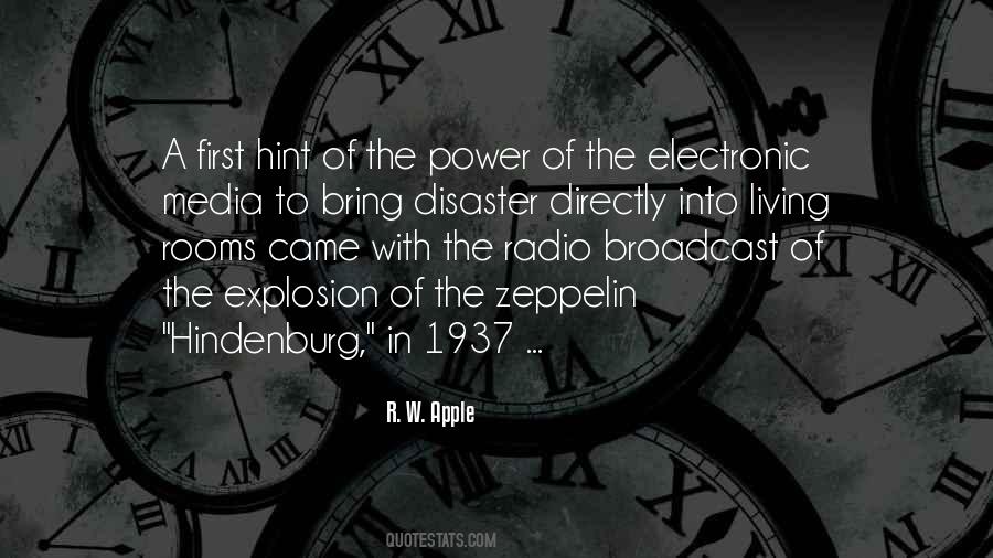 R. W. Apple Quotes #1821692
