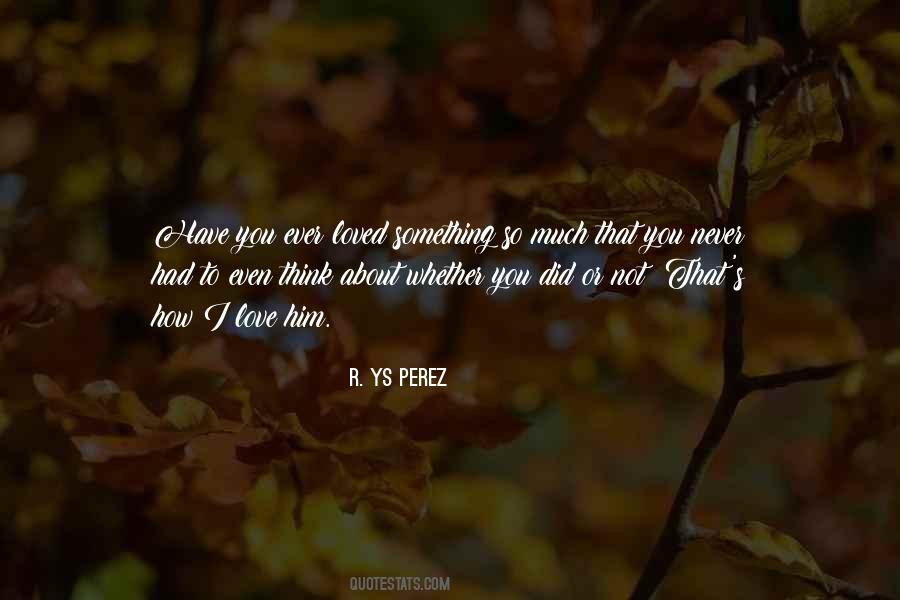 R. YS Perez Quotes #1864380