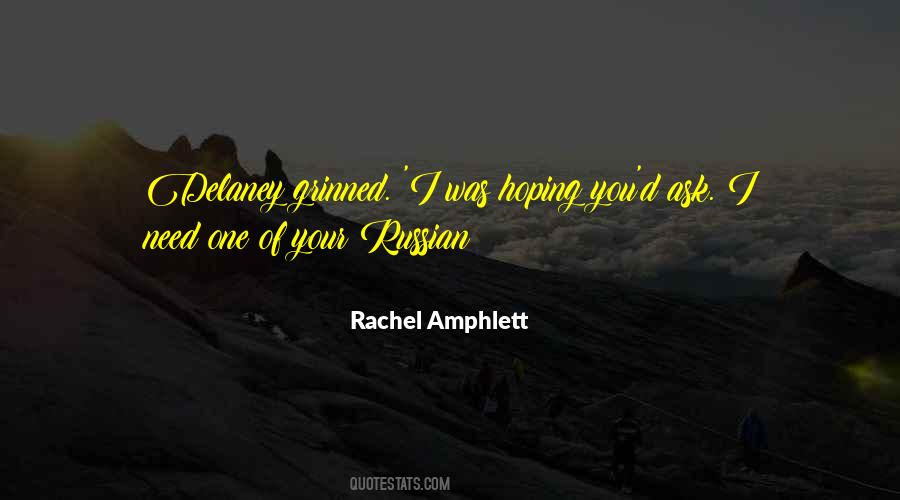 Rachel Amphlett Quotes #1779728