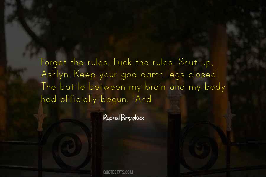 Rachel Brookes Quotes #331969