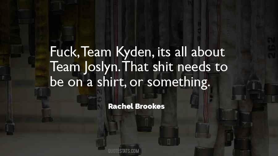 Rachel Brookes Quotes #937722