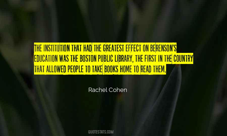 Rachel Cohen Quotes #783099