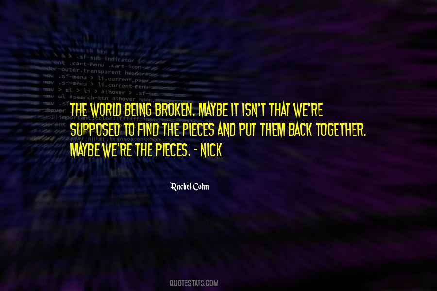 Rachel Cohn Quotes #1383064 Rachel Cohn Quotes #1383064