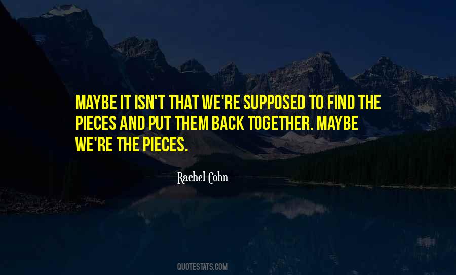 Rachel Cohn Quotes #1391488